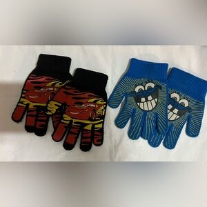YOUTH KNIT GLOVES 2 pairs